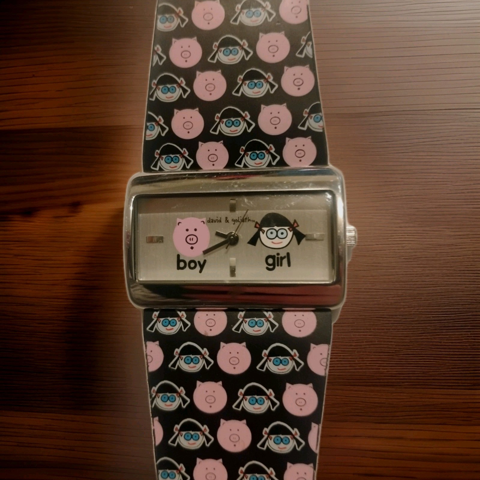 David & Goliath Boy Girl Watch For Women Girls Teens Vintage 2006