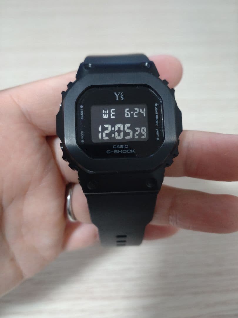 Y’s x GM-S5600Y Digital Quartz Watch Black Used, 80mm Body Width SA629