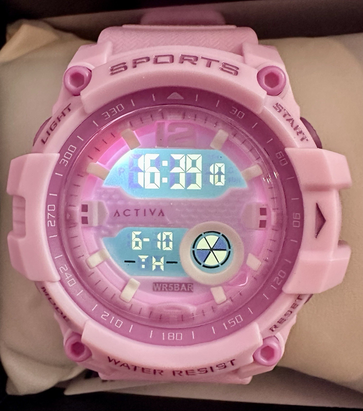 Activa X Invicta’s Lady’s Digital Sport Watch-46mm, Purple, 50M 🔥