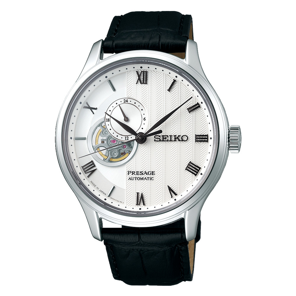 Seiko Presage Japanese Garden 41.8 MM Automatic White Dial Watch SSA379J1