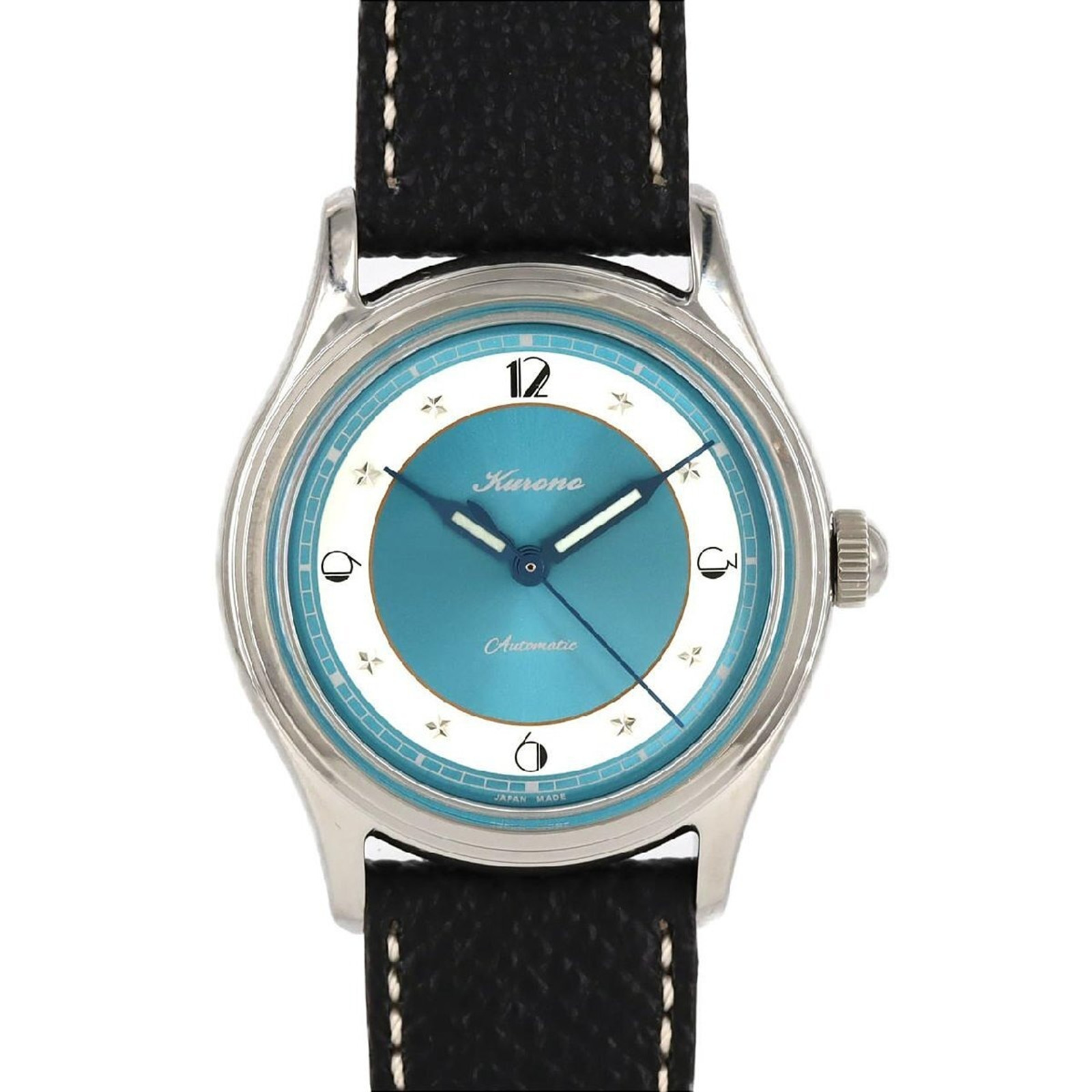 Kurono Tokyo STAR DIAL Blue 34mm Automatic 2025 Men’s Watch From Tokyo Japan
