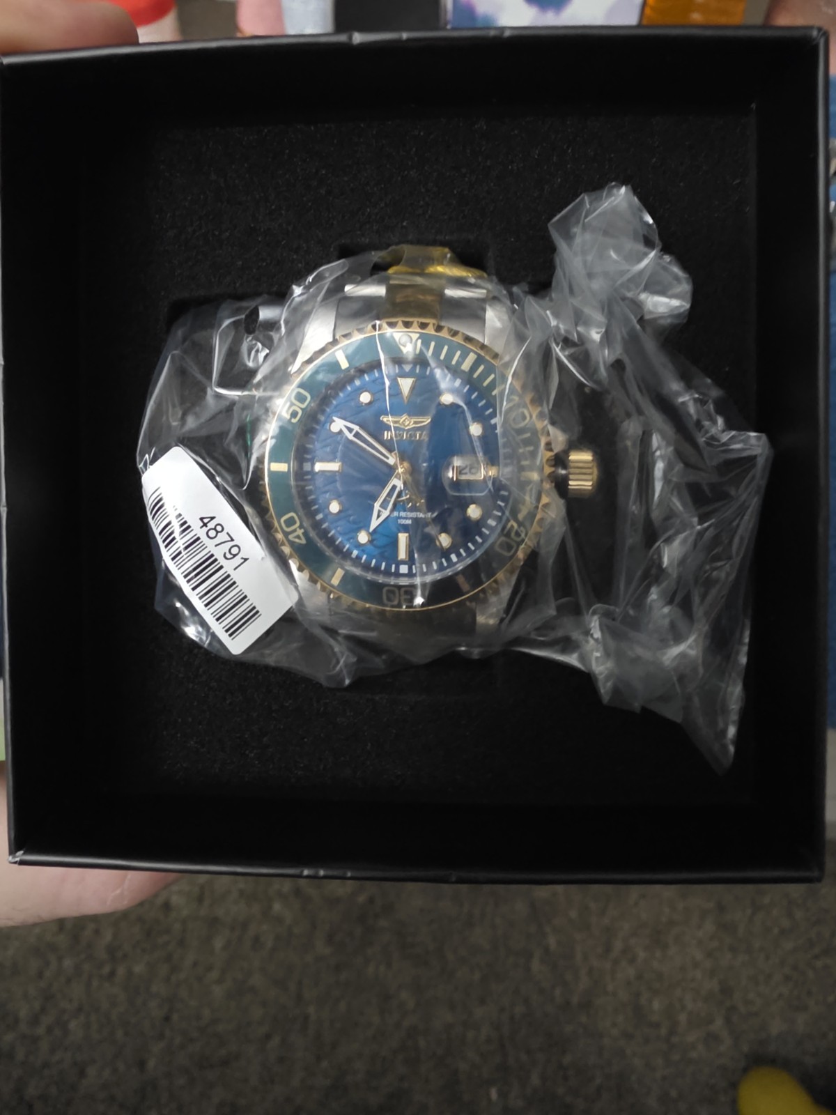 Invicta 48791 Pro Diver New Two-Tone Blue/Gold 43mm