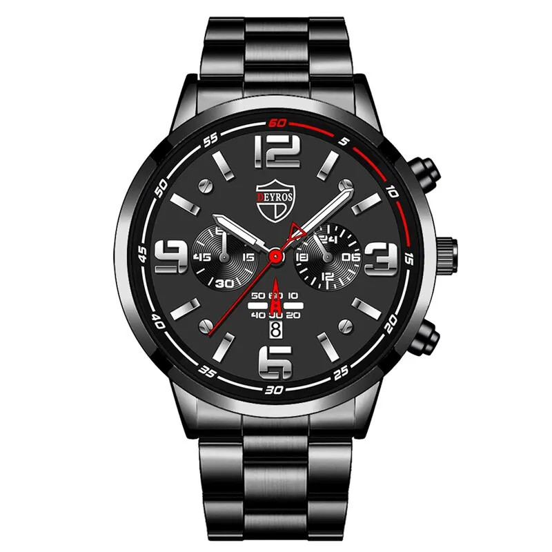 2023 Luxury Men’s Quartz Business Watch with Luminous Features