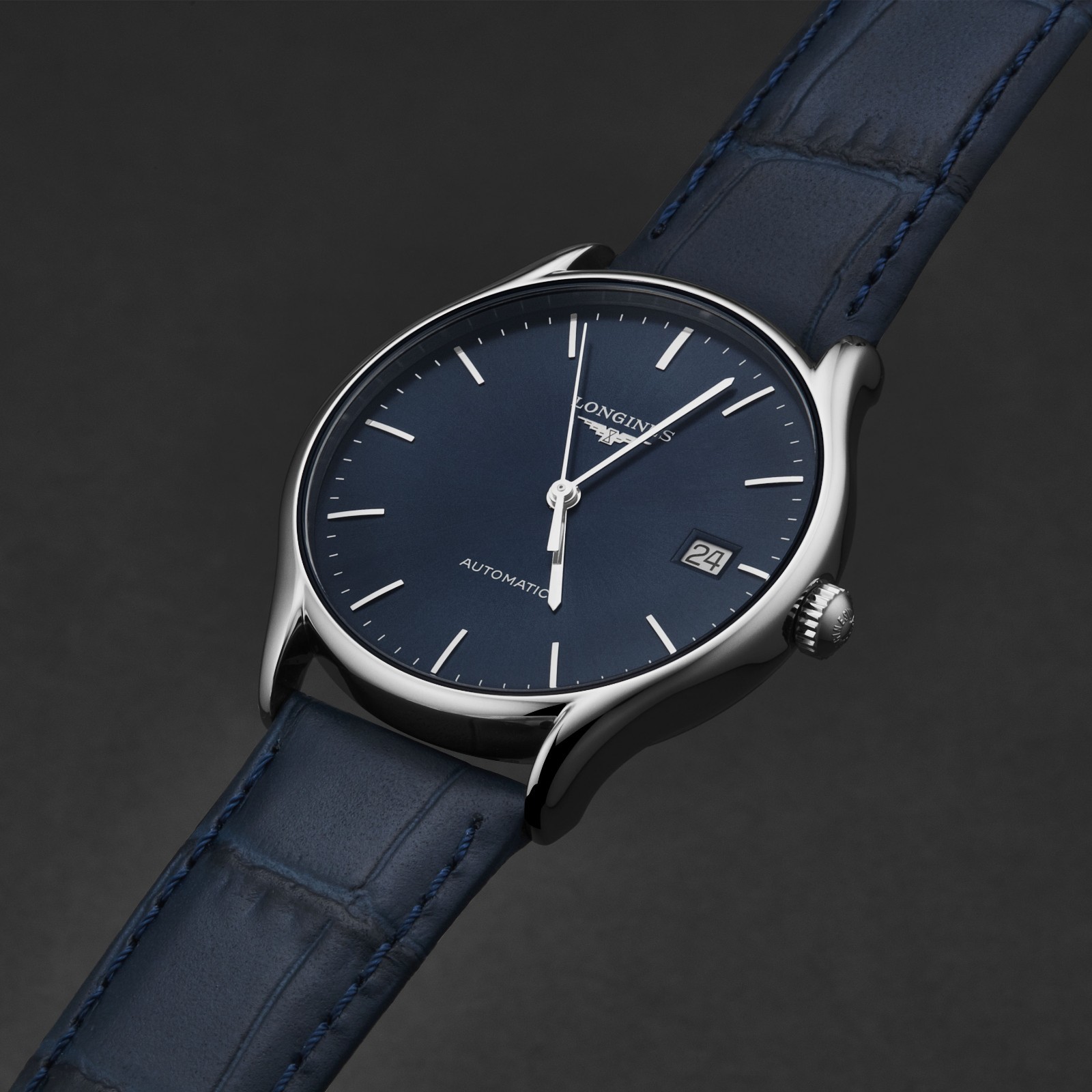 New Longines Lyre Automatic Blue Dial Unisex Automatic Watch L4.860.4.92.2