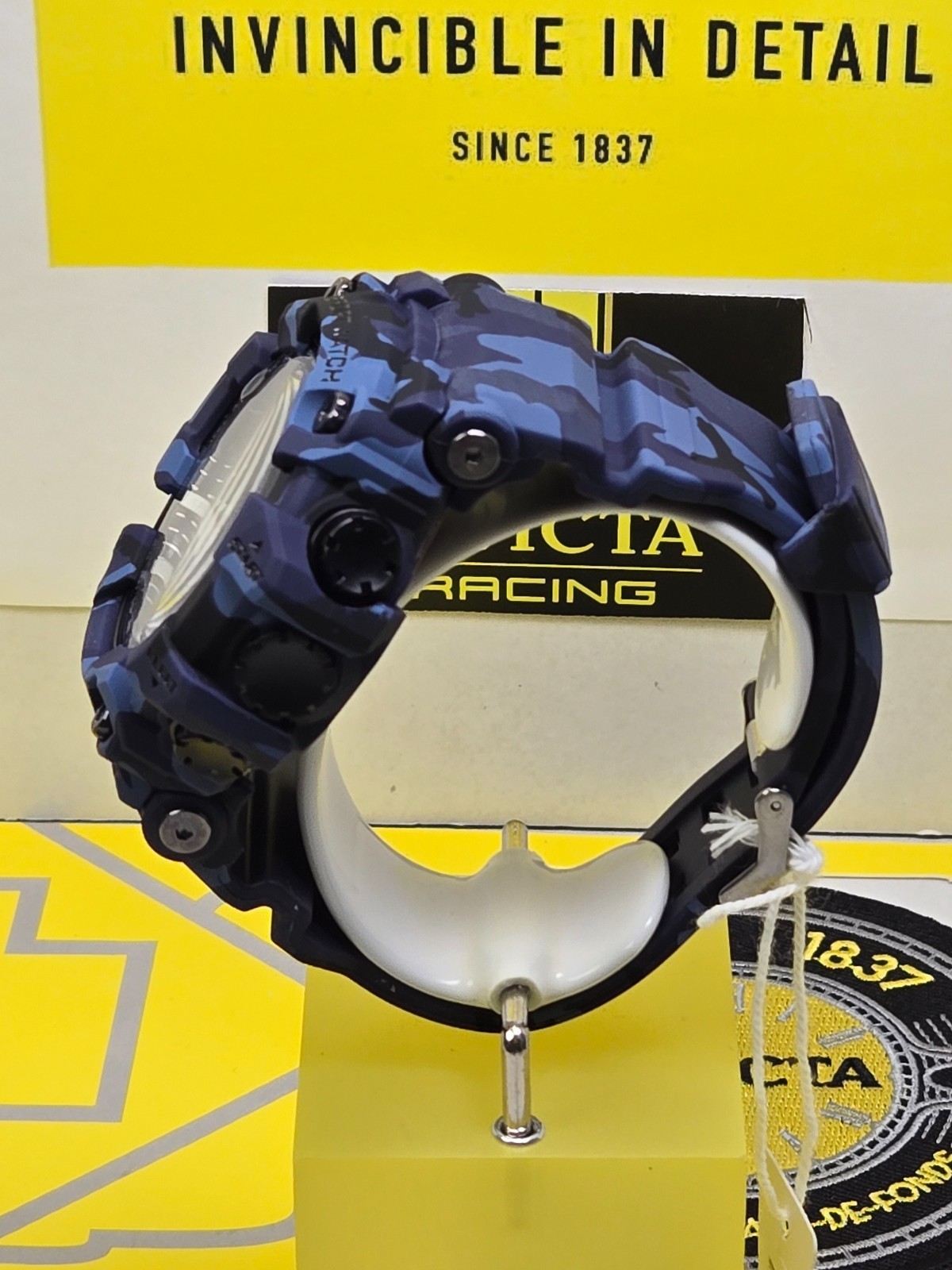 Activa X Invicta BlackOps Multifunction Digital Men’s Watch 56mm Camo Blue NEW
