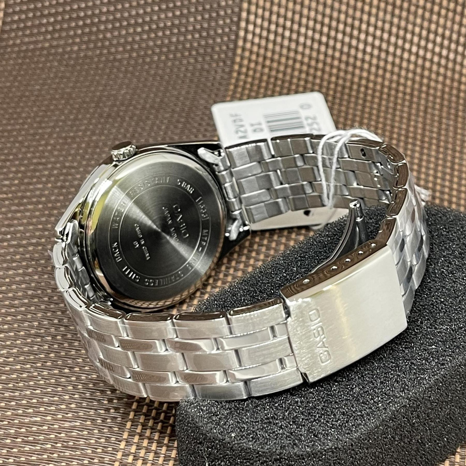 Casio MTP-1335D-1A2 Analog Black Dial Stainless Steel Quartz Men’s Casual Watch