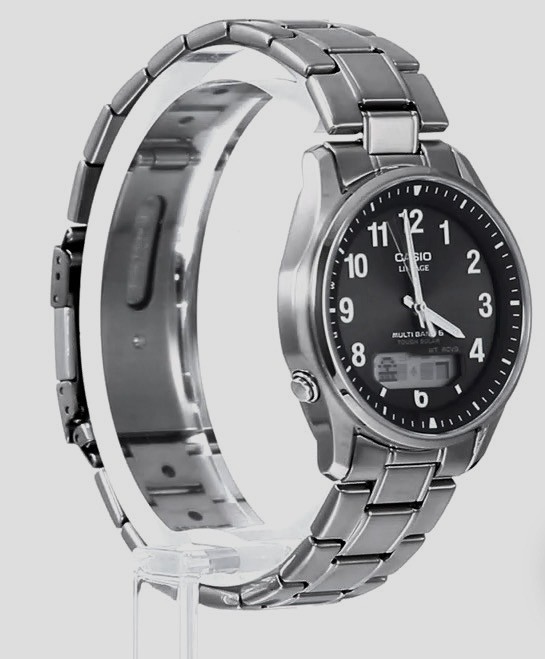 Casio LCW-M100TSE-1AJF Lineage Titanium Solar Radio Watch Multiband 6