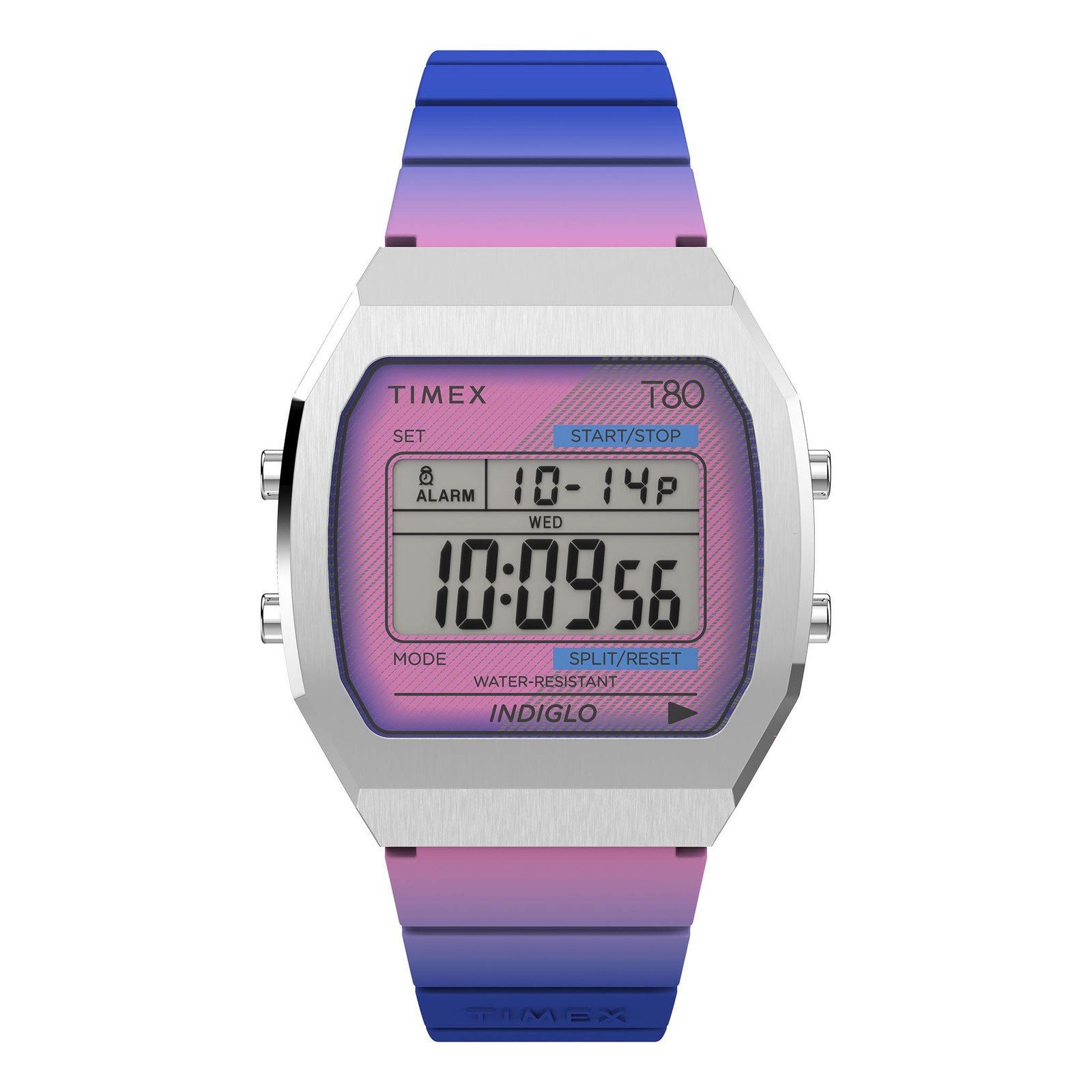 Timex T80 Steel Resin Strap Watch TW2V74600