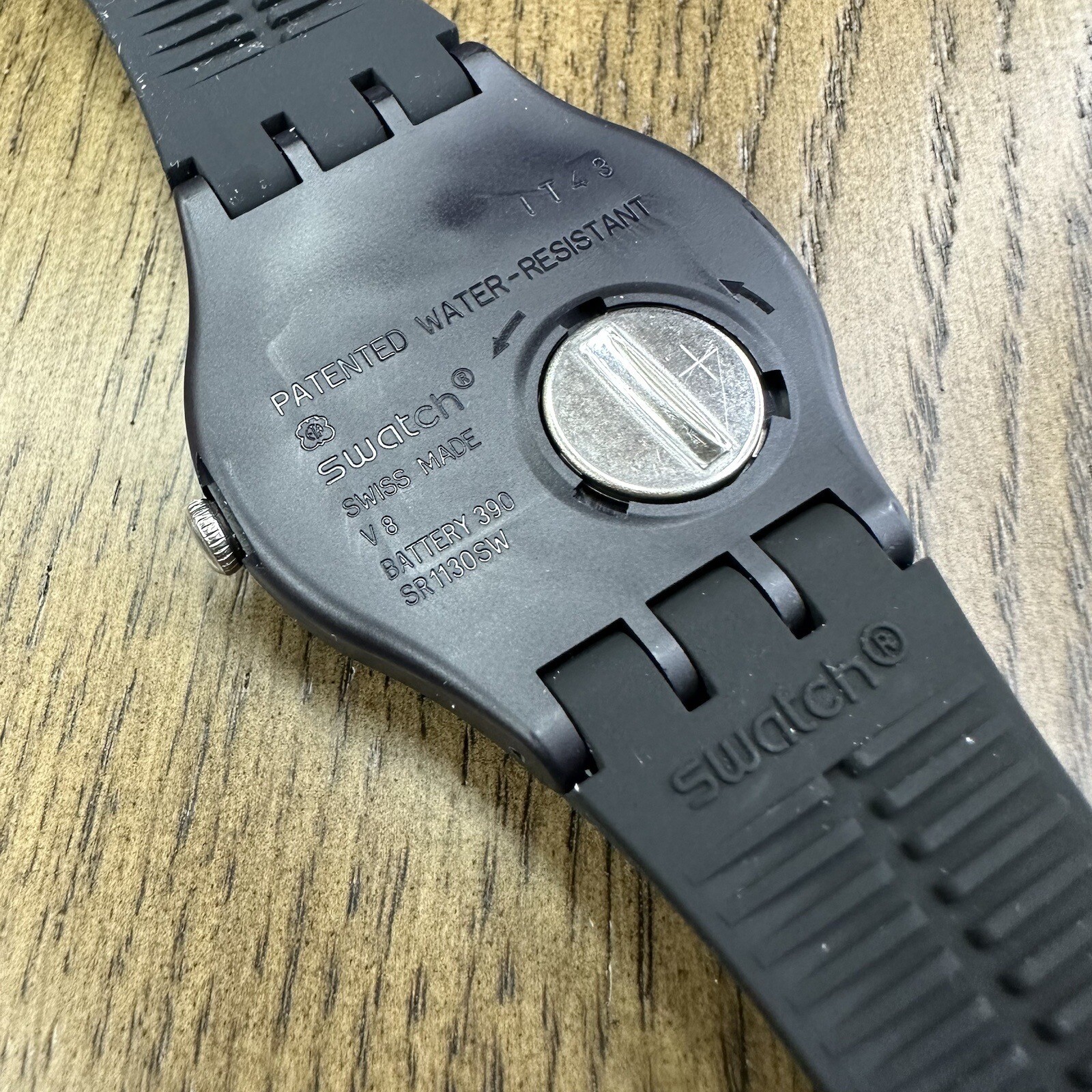 NEW✅ Swatch PULL-OVER New Gent Black Green Blue Silicone 41mm Mens Watch SUON115