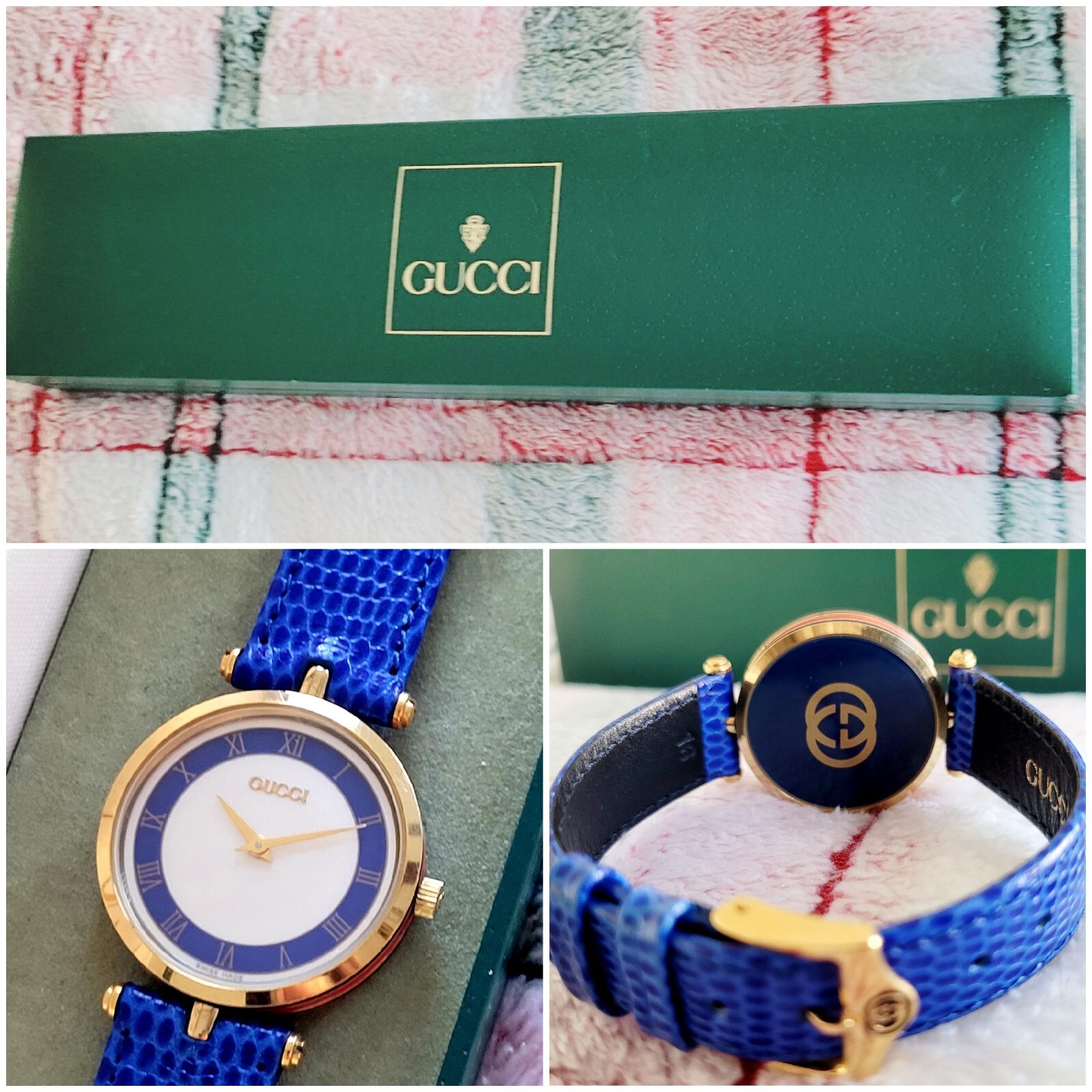 Gucci 2000M,Authentic,Unique,Beautiful,Scratch Free Crystal,One Of A Kind,30 MM.