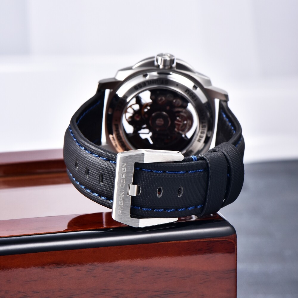 Men’s Automatic Mechanical Watch 100M Waterproof Sapphire Glass Luminous Hollow
