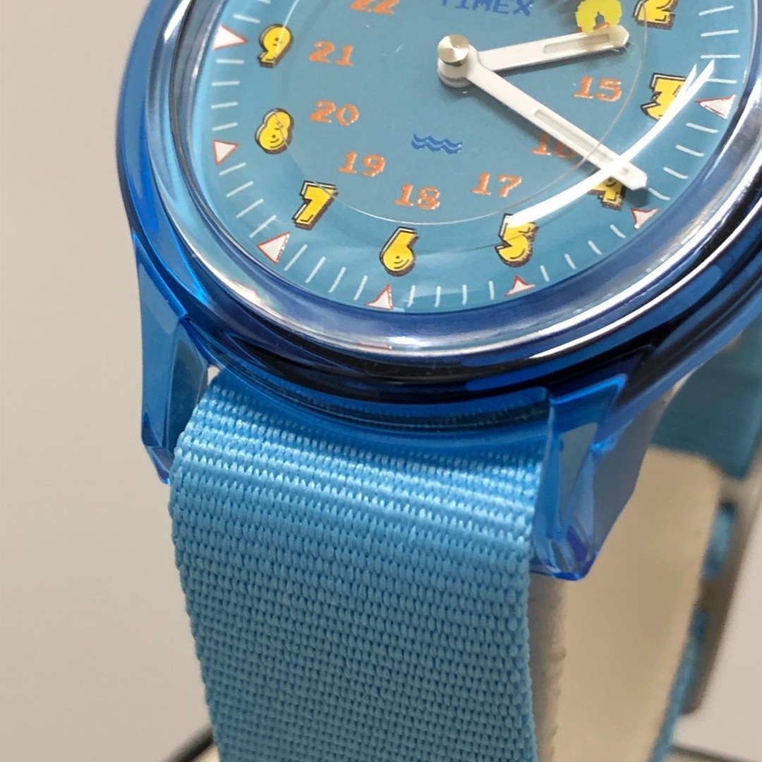 Timex Pac-Man Collaboration Watch Quartz 20mm Blue TW2V94000 Limited Edition