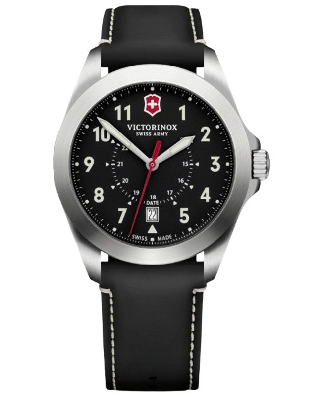 New Victorinox Swiss Army Heritage Quartz Black Dial Men’s Watch 241963