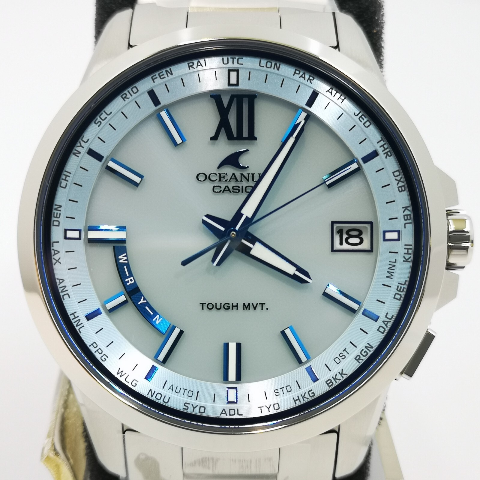CASIO OCEANUS OCW-T150-2AJF Light Blue Tough Solar Men’s Watch New in Box