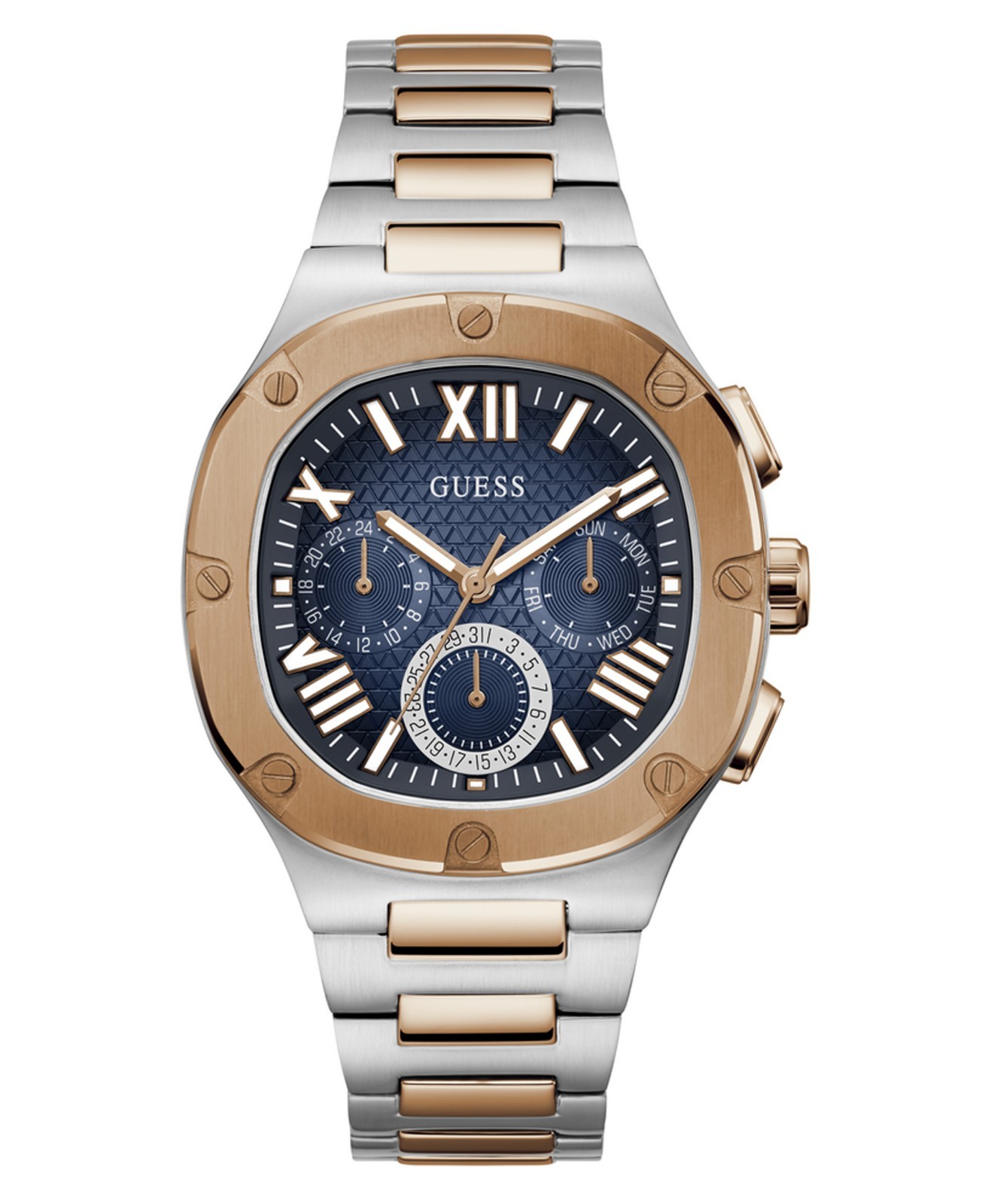 Guess Men’s Two-Tone Multi-function Watch – GW0572G4 NEW