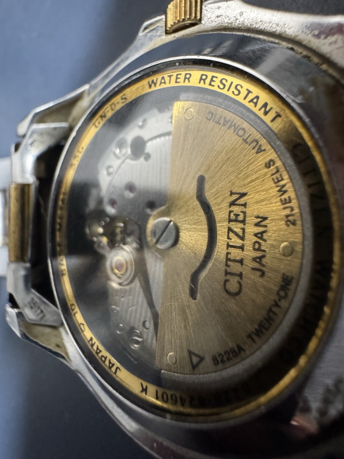 Citizen Twenty One Automatic Two-Tone SS Bracelet Silver Sunburst Dial 40mm case