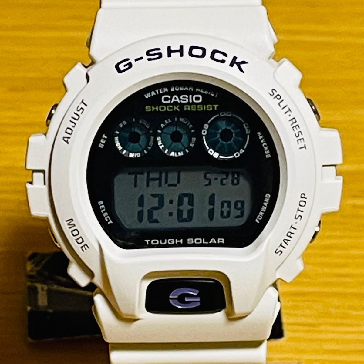 NearMintItem Rare CASIO G SHOCK G 6900A 7 Tough Solar Overseas Model Matte White
