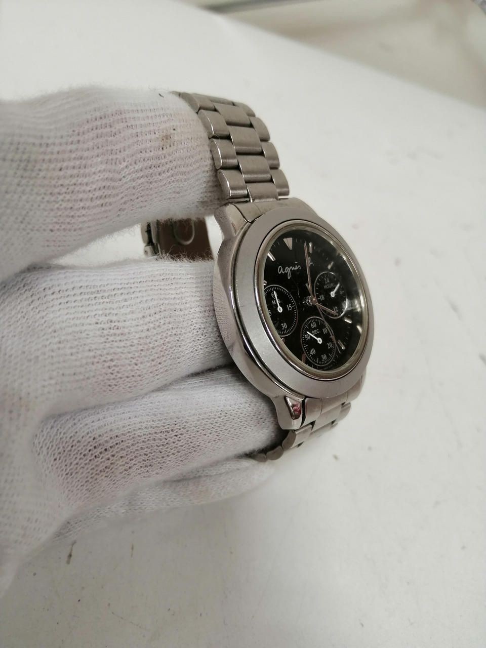 AGNES B. Watch V654-6100 Used