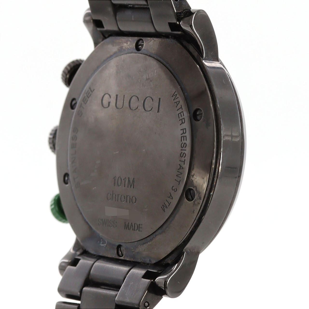 Authentic Gucci G-Chrono PVD 101MCHRONO/YA101331 Stainless Steel Quartz #230…