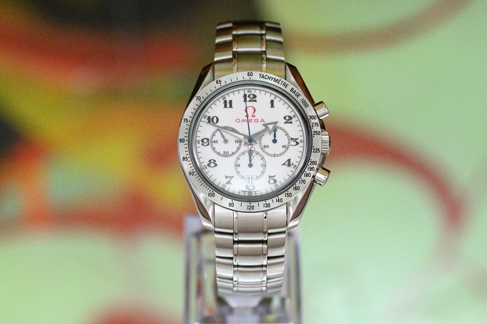 Omega Speedmaster Olympic Games 321.10.42.50.04.001 White Dial Full Set