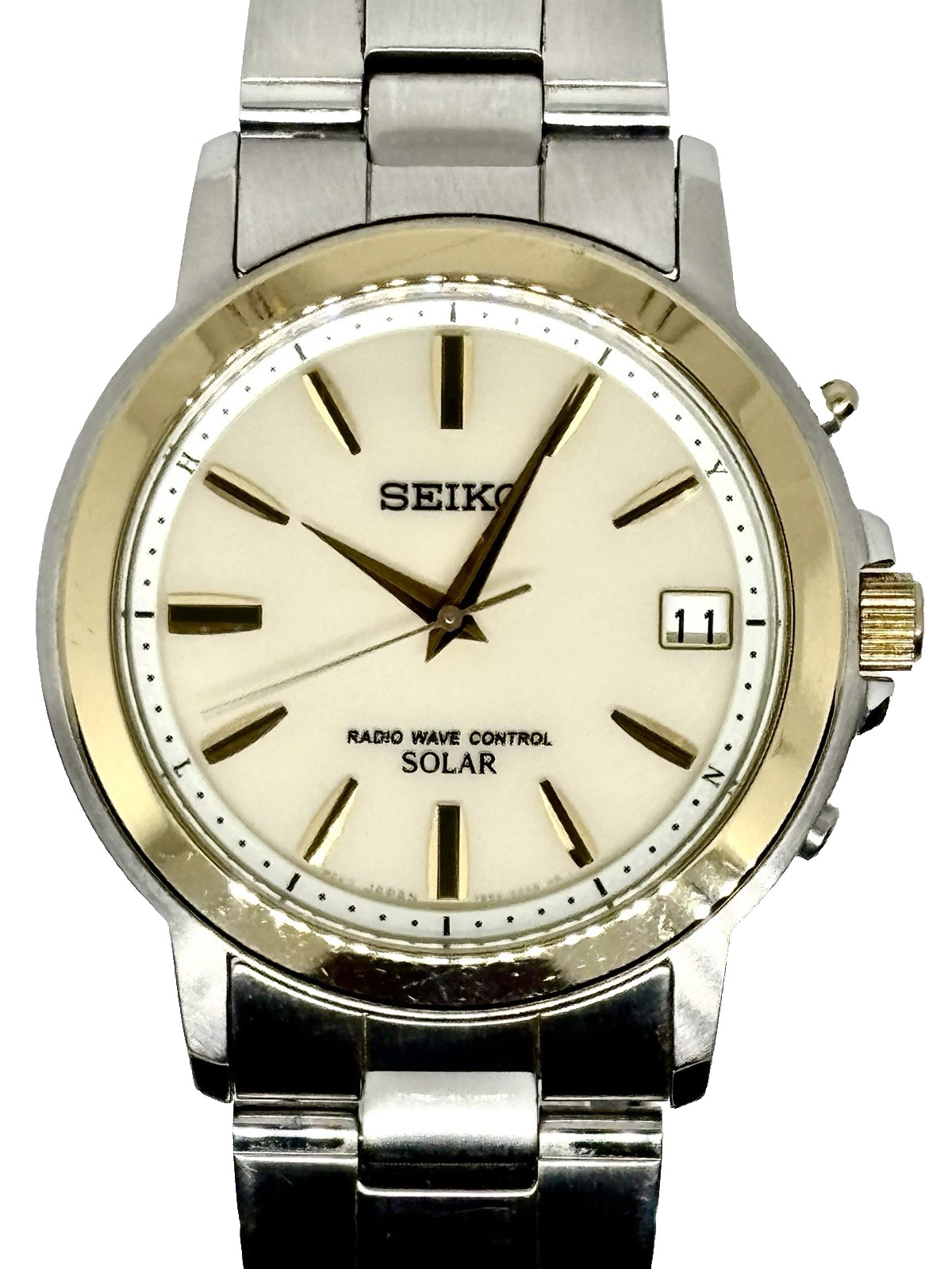 🔥 Rare Seiko 7B52-0AF0 Solar Radio Controlled JDM Men’s Watch Japan
