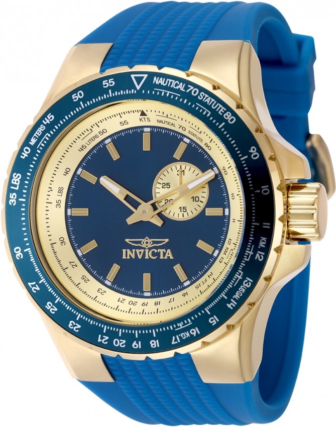 Invicta Aviator Quartz Blue Dial Men’s Watch 49727