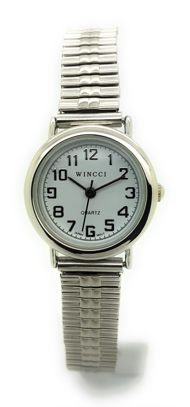 Wincci Ladies Classic Small Round Stretch Elastic Band Analog Quartz Watch