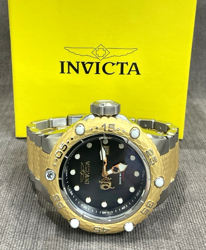 Invicta Subaqua Two-Tone 51.2mm Mother of Pearl Dial Men’s Automatic Watch 40066