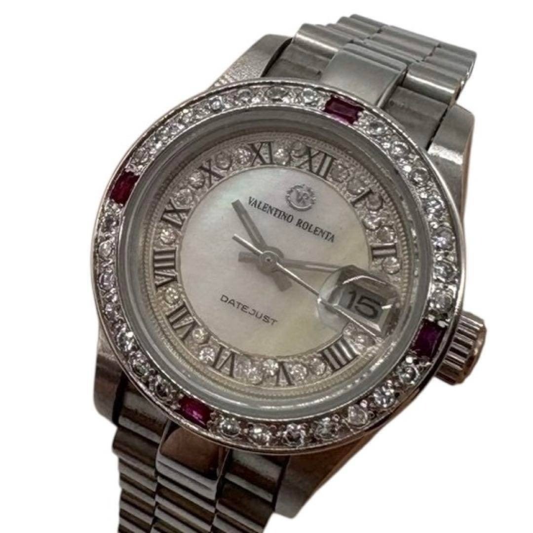 Valentino Lorenta Ruby Rhinestone Italy Quartz Watch