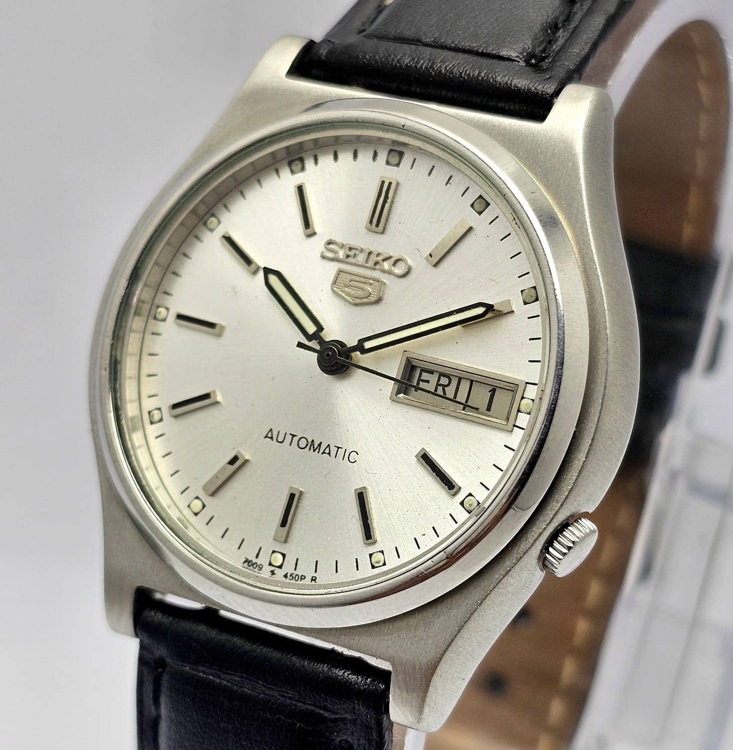 SEIKO 5 AUTOMATIC 7009-3171 DAY/DATE VINTAGE MEN’S WATCH