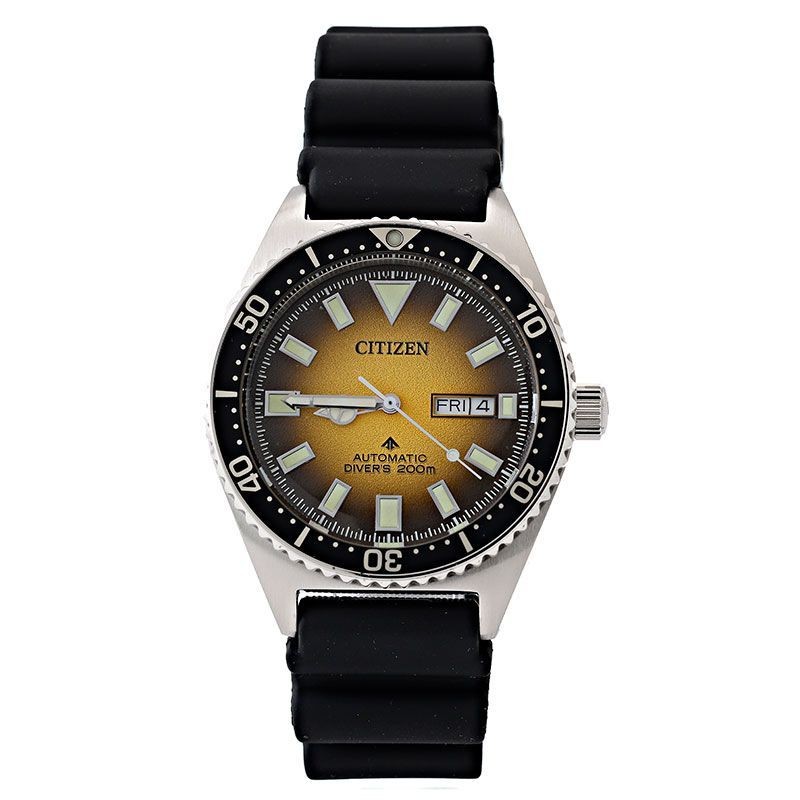 New Citizen Men’s Watch PROMASTER Automatic Yellow Gradient Black NY0120 01X CIT