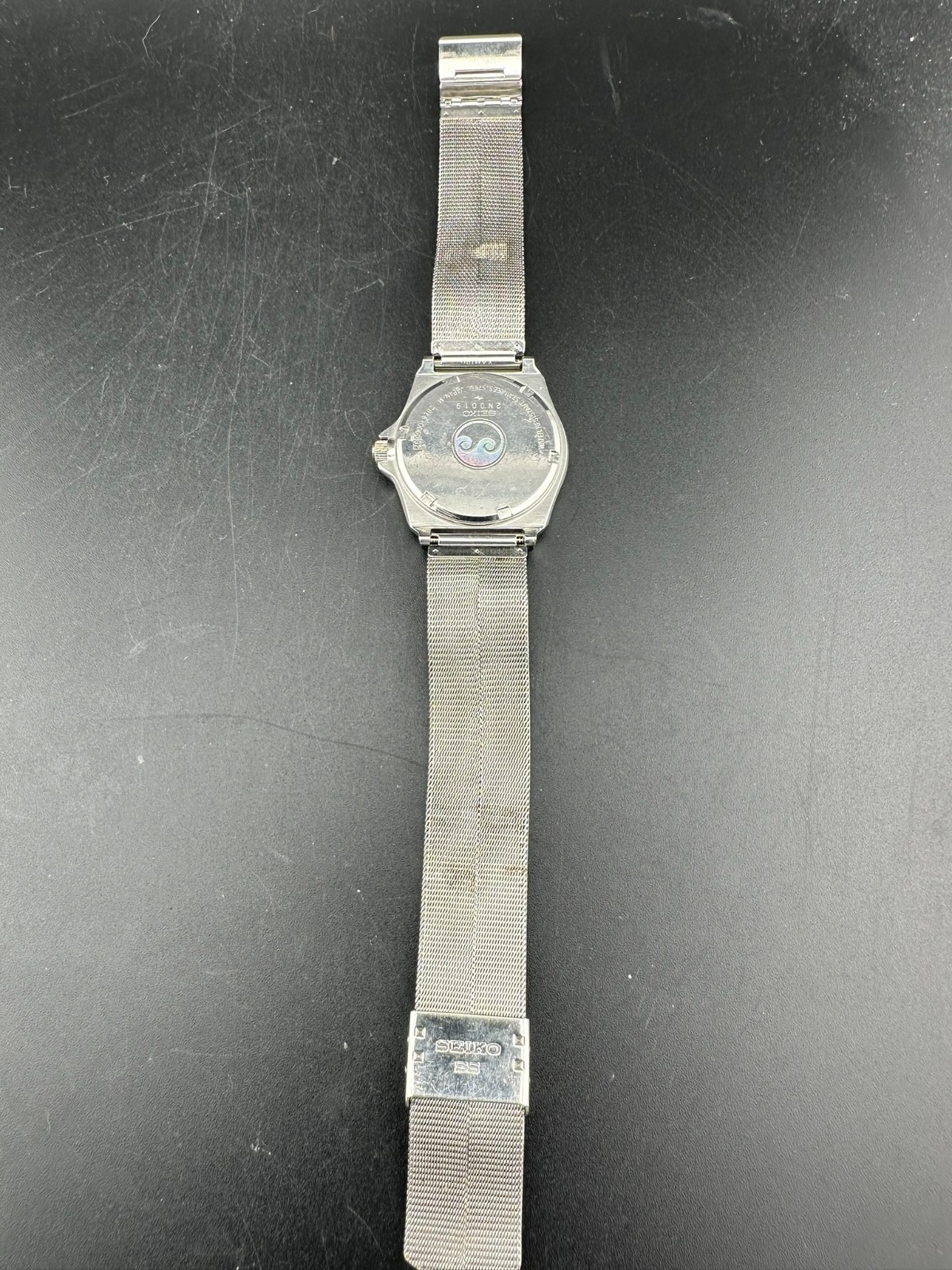 1982 Seiko Silver Wave Men’s Small Seconds Silver Quartz Watch 34mm 2628-0060