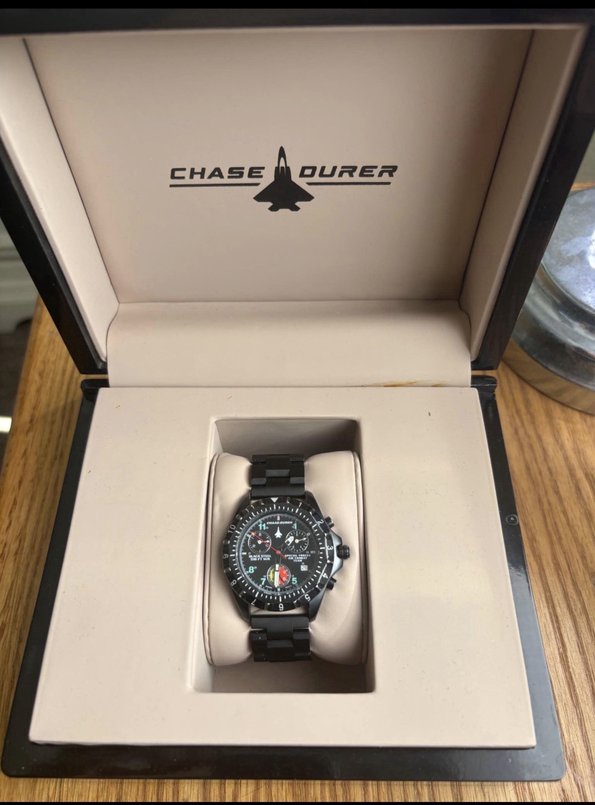 CHASE-DURER Special Forces Air Combat Team Chronograph Quartz 100m w/Box