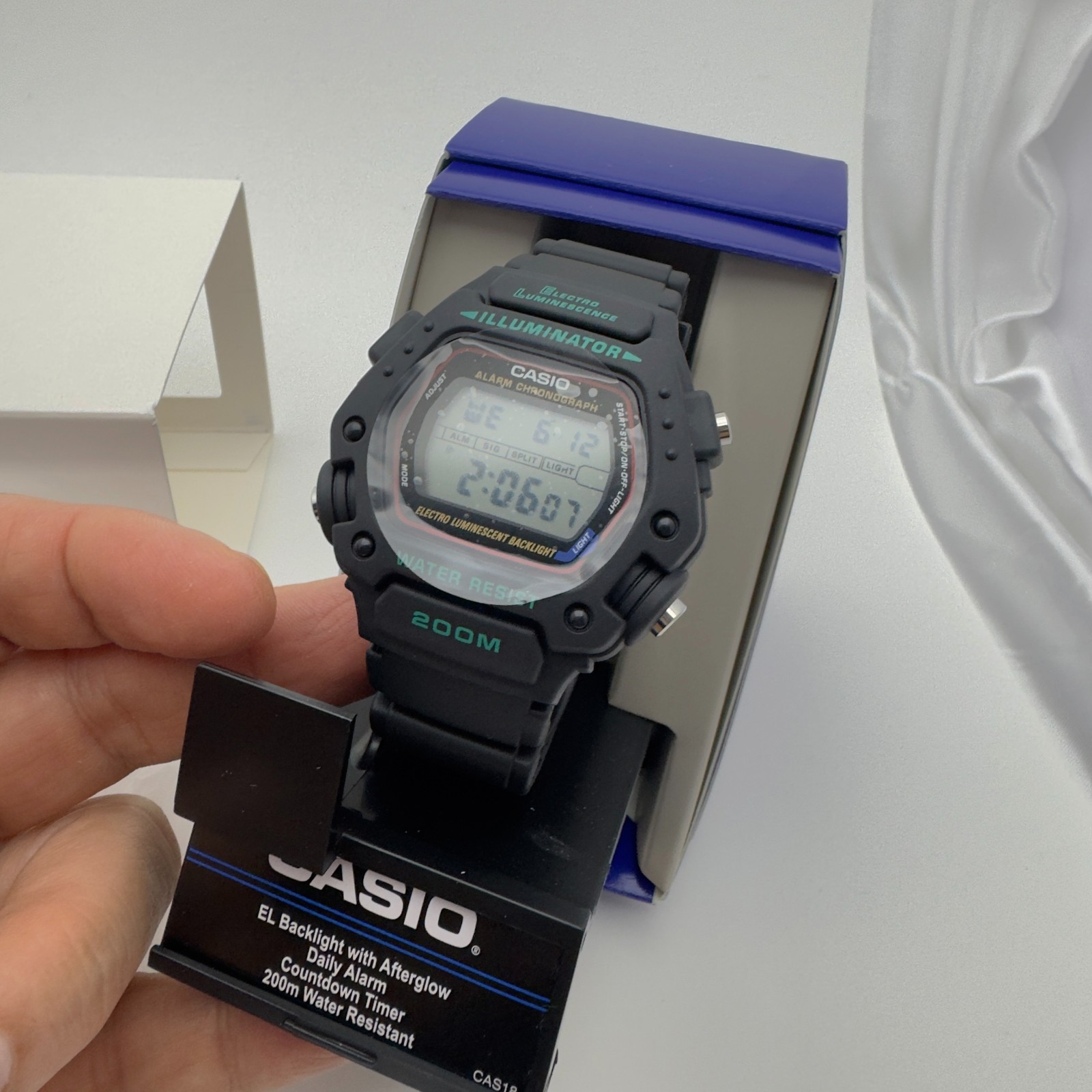 Casio Digital Classic Alarm Chronograph Watch, model DW-290-1.