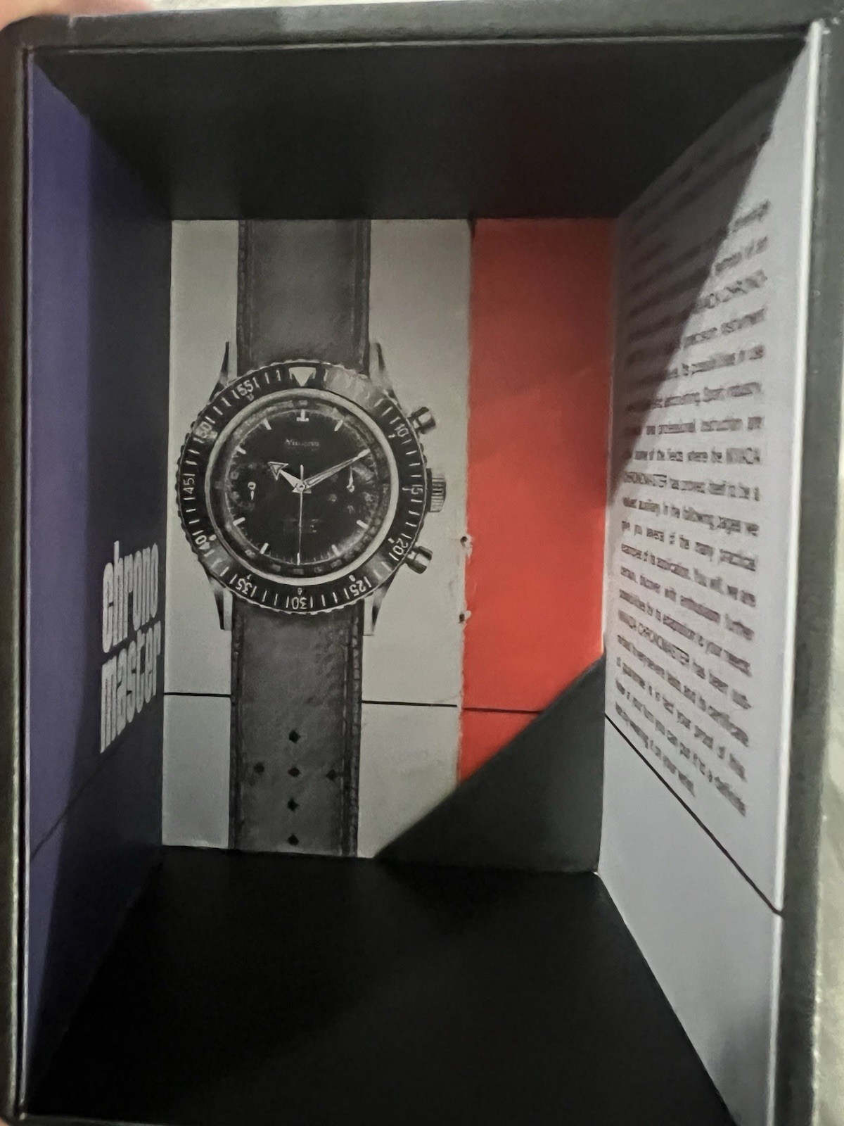Nivada Grenchen Chronomaster Aviator Sea Diver Broad Arrow 38mm – Black Dial