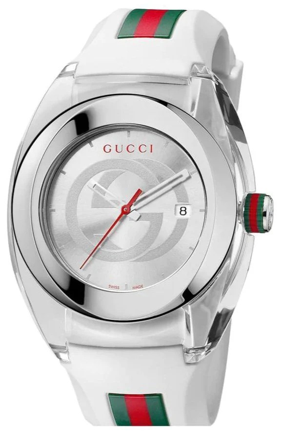 New Genuine Gucci Sync XXL Replacement Silicone Rubber Watch Band Strap YA137