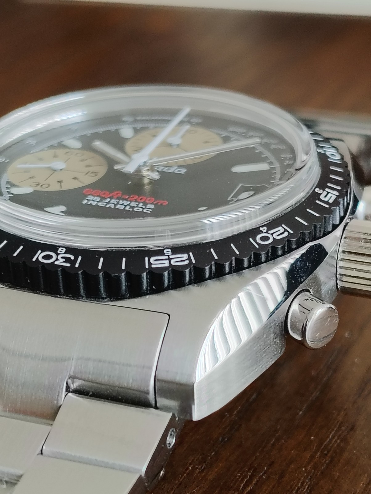 Nivada Grenchen Automatic Chronosport Full Set 38mm Autochron White 77002A45