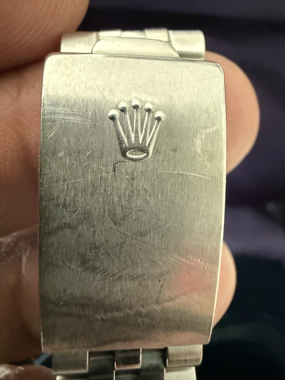 Rolex Oyster Perpetual Date Auto Date Stainless Steel Silver Tiffany Dial w/ Box