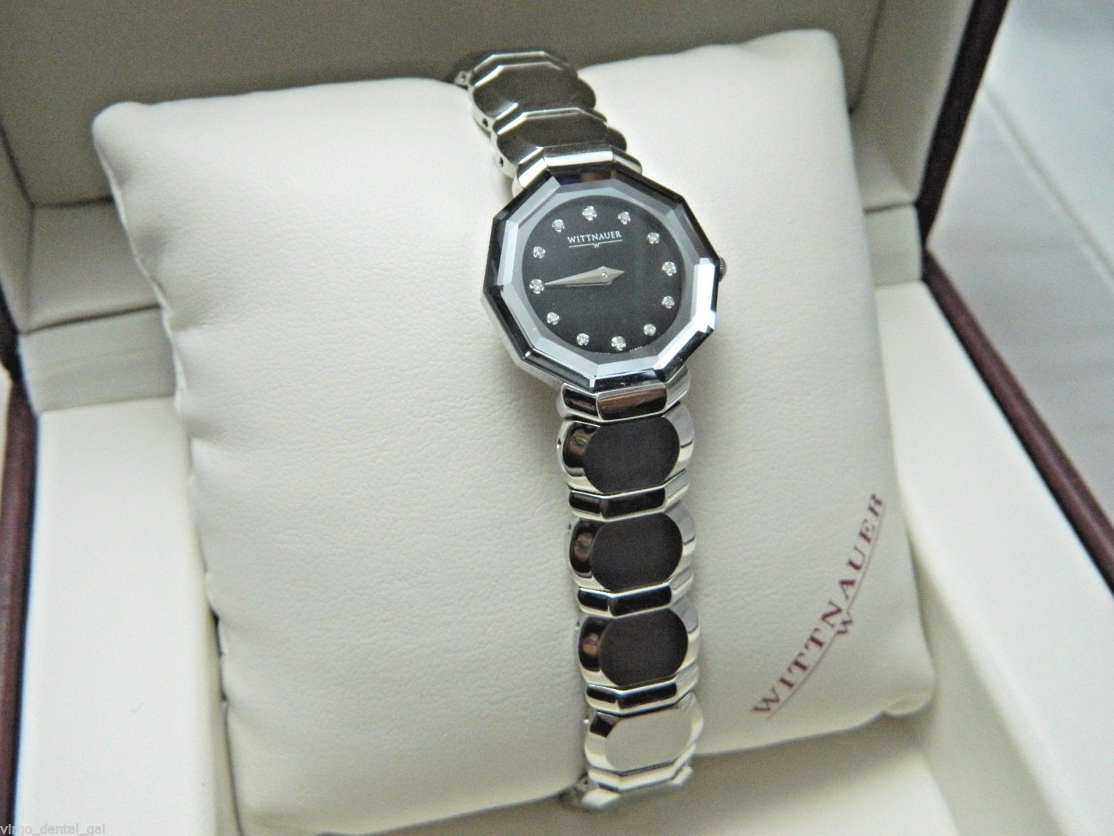 WITTNAUER 10P04 Women’s Winter Garden Watch 12 Diamonds Retailed $695