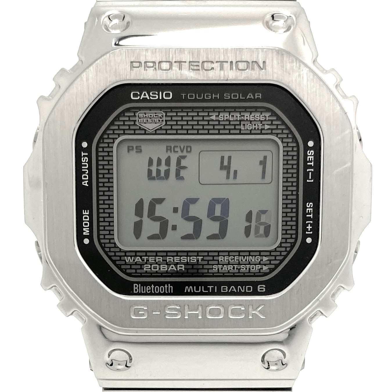 Casio G-SHOCK GMW-B5000D-1JF Square Digital Radio-Controlled Solar 20 ATM