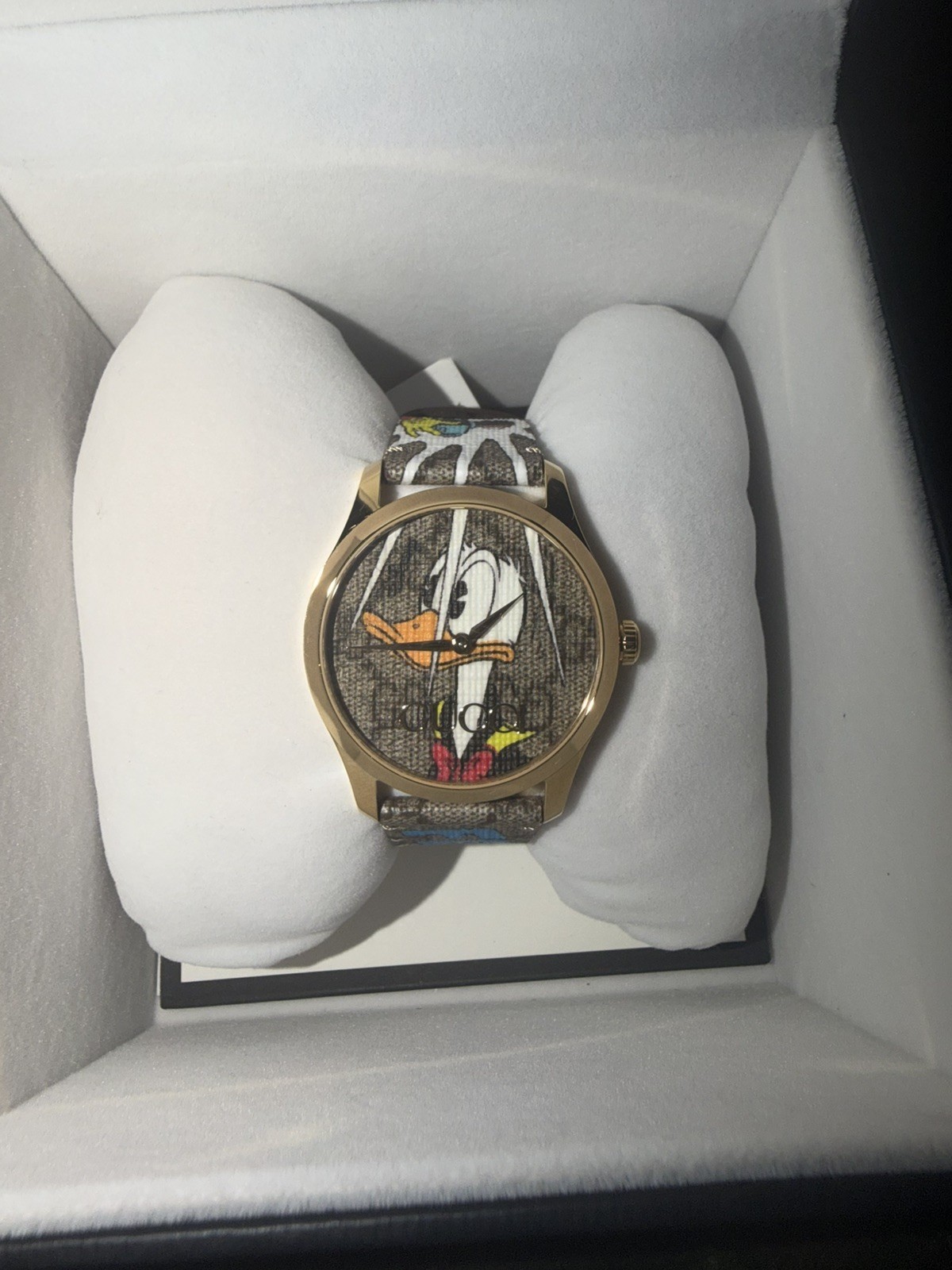 Gucci G-Timeless YA1264167 Donald Duck Watch – 38mm Gold PVD