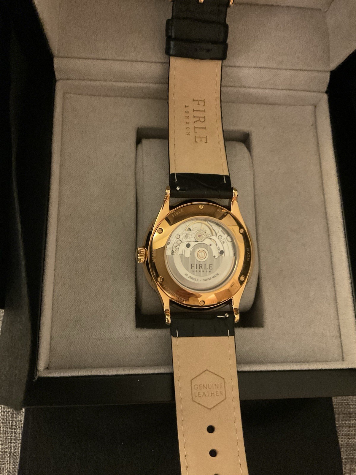 FIRLE Watch – Sennen Automatic – Gold plated, 40mm, United Kingdom