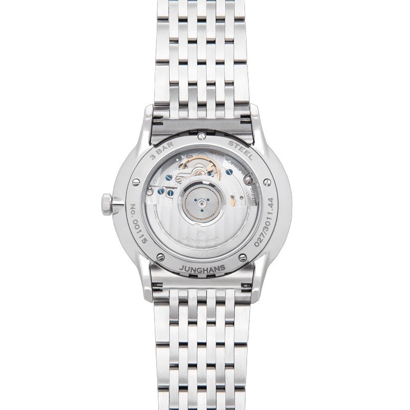 Junghans Meister Worldtimer 40.4mm Matt Silver Dial Men’s Watch 27/3011.45