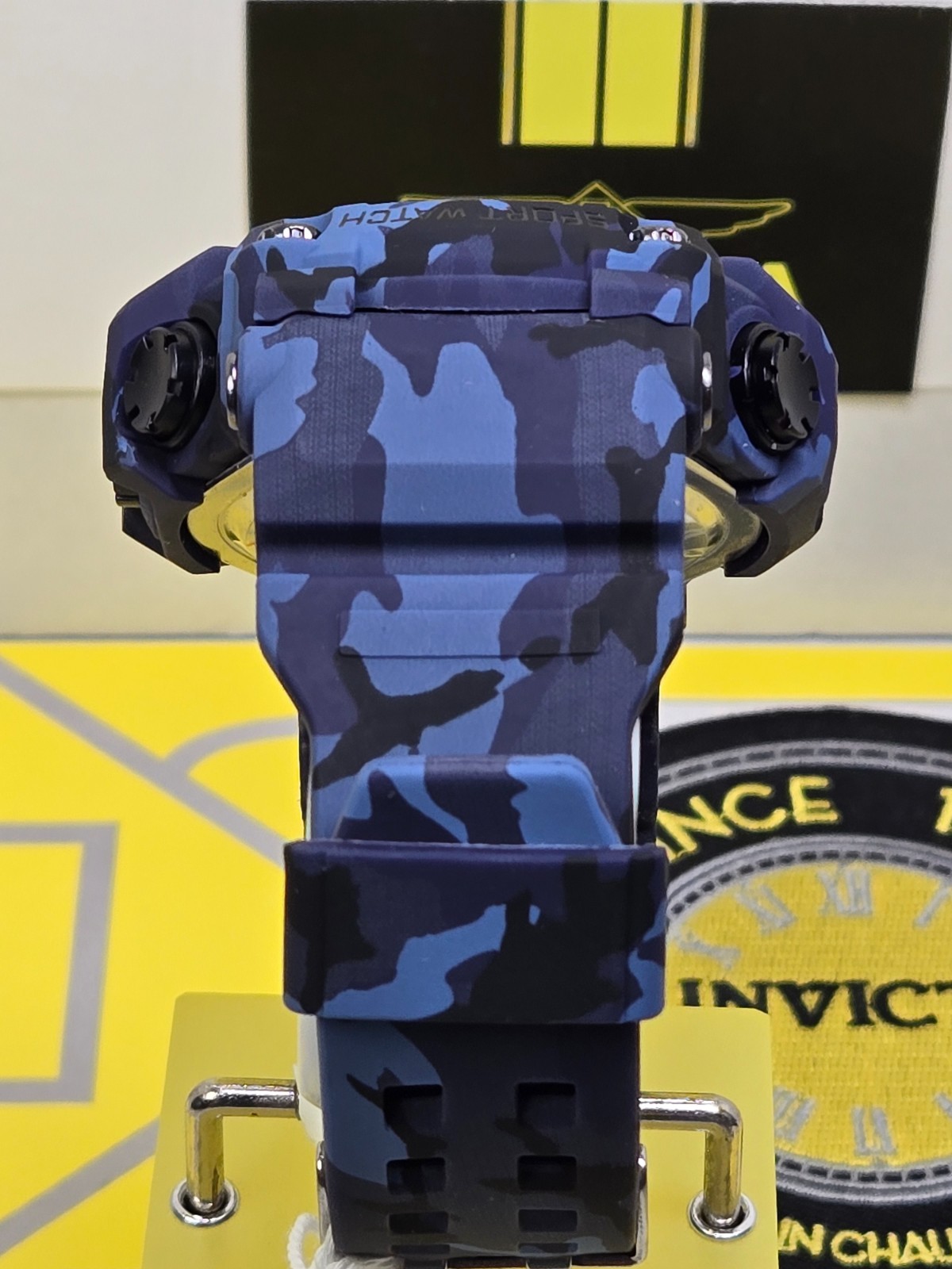 Activa X Invicta BlackOps Multifunction Digital Men’s Watch 56mm Camo Blue NEW