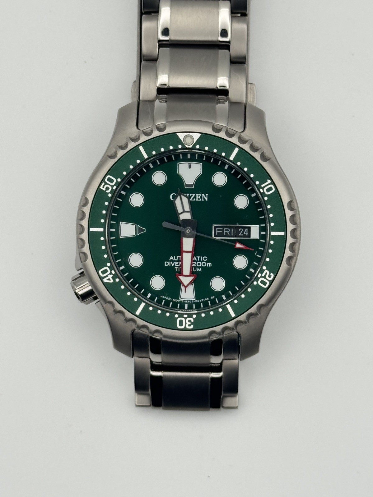 Citizen Promaster Titanium Automatic NY0100-50X Green Dial