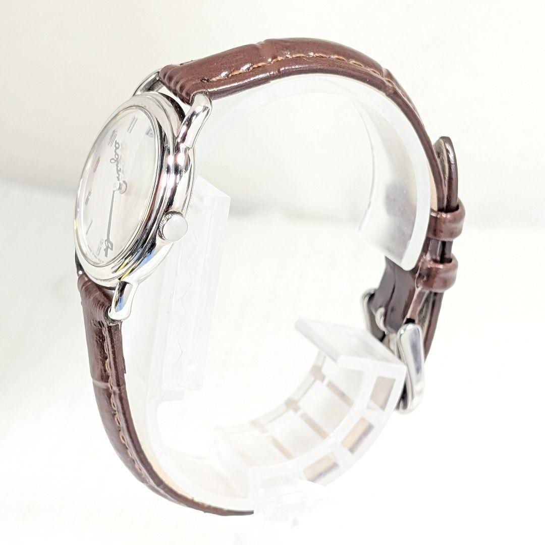agnes b Quartz Watch Flexible Strap