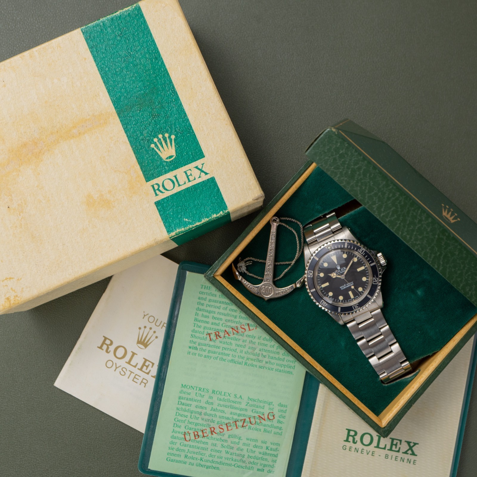 Rolex Submariner Ref. 5513 – Box and Papers – 1977