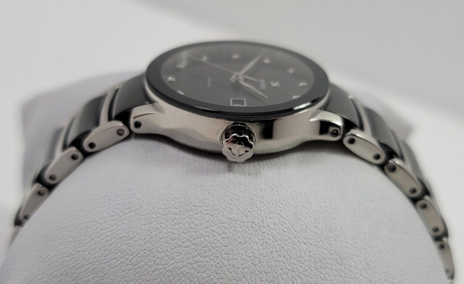 Rado Centrix Automatic Diamond Black Dial Stainless Steel Ladies Watch R30009752
