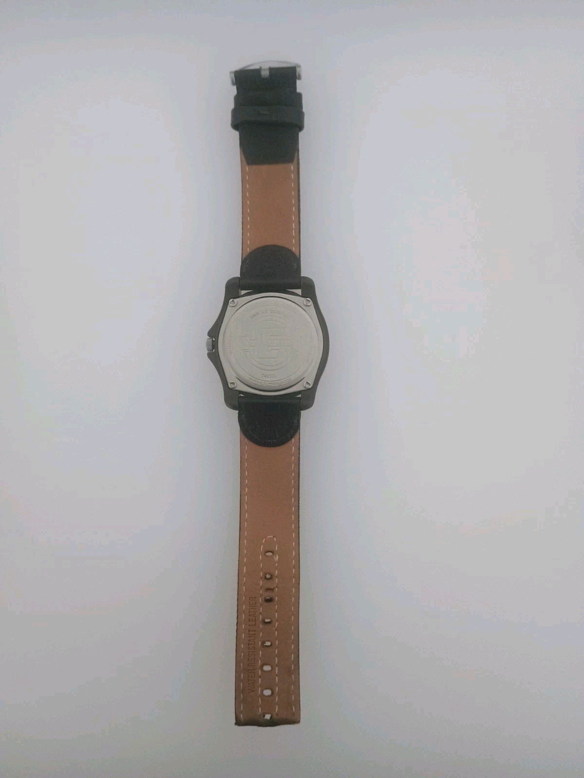 Timex Indiglo Expedition Watch Model T49101 20mm Lug Leather Green