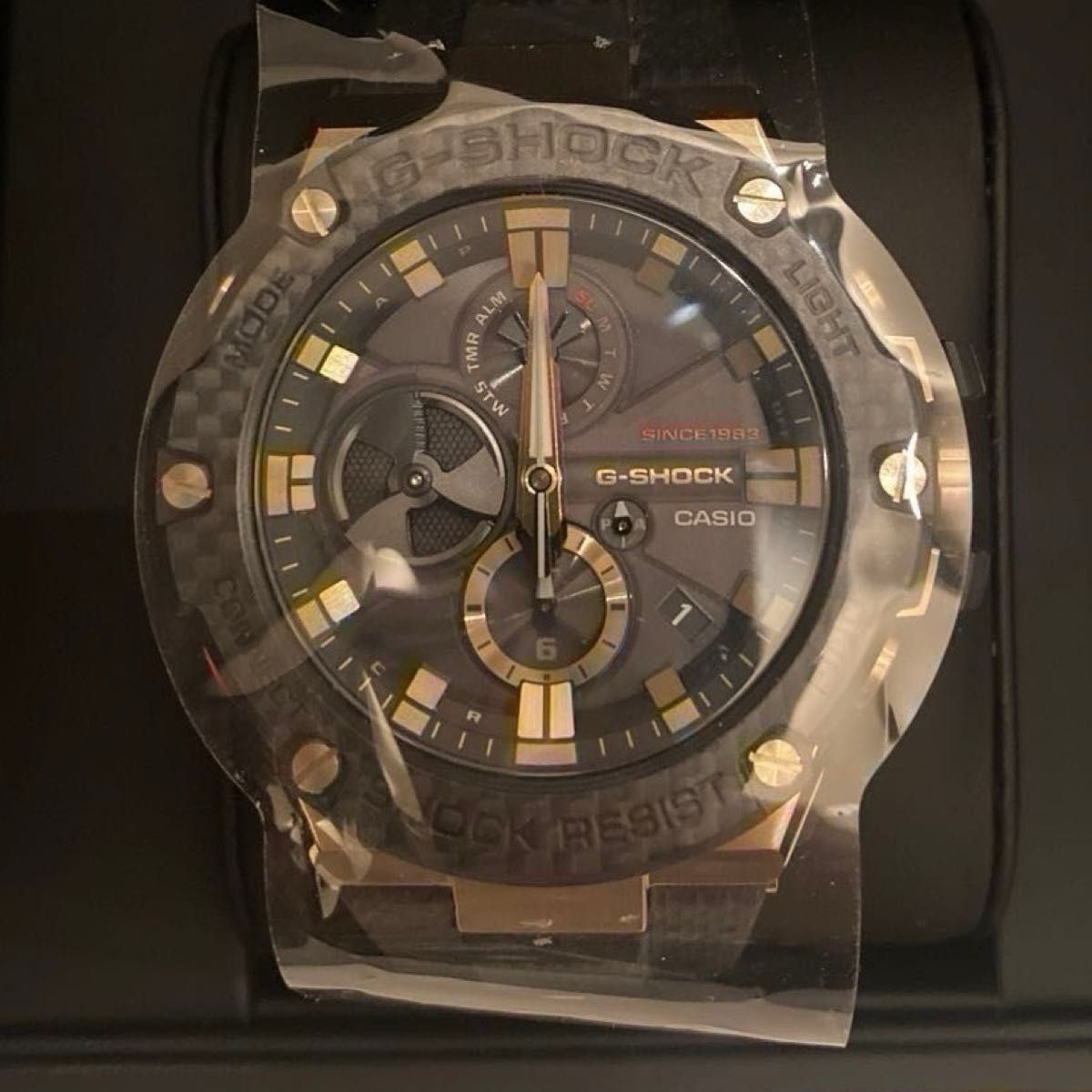 G-Shock Tough Chronograph with Bluetooth 35th Anniversary GST B100TFB 1AJR (Gold